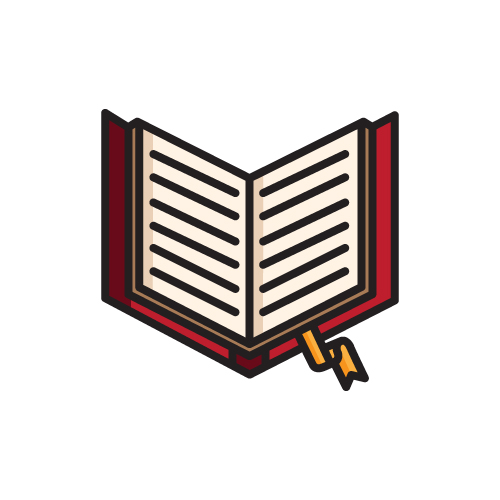 vector icon of a book