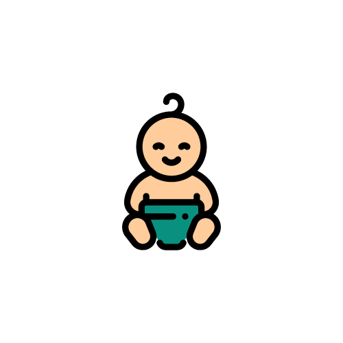 infant | Luv-n-Care vector image of infant